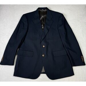 Polo University Club Ralph Lauren Herringbone Virgin Wool Blazer Mens Jacket 42R